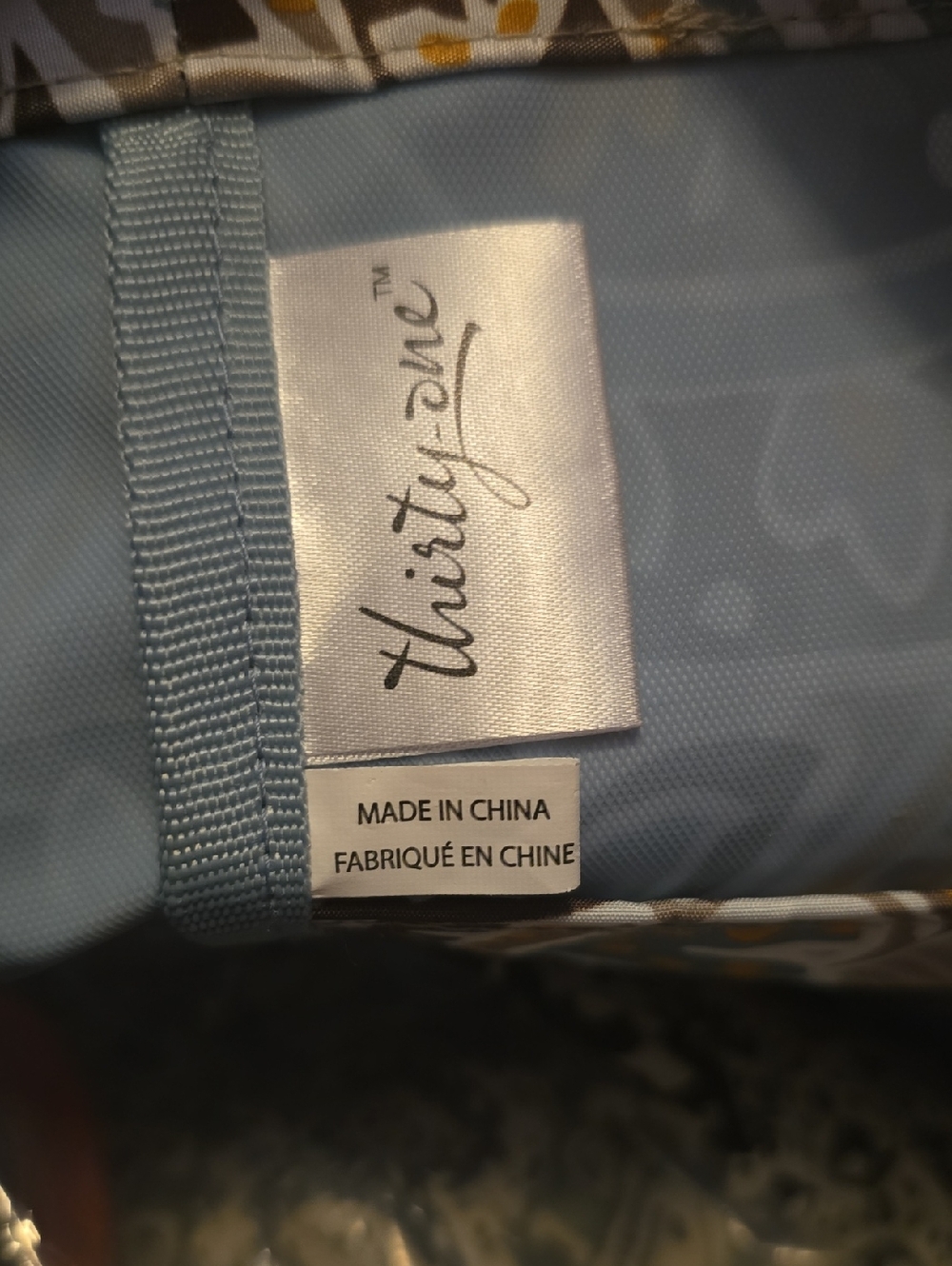 NWT Thirty-One  Soft Utility Tote In Paisley, - Picture 5 of 6